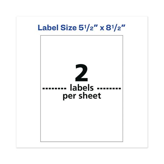 5 Packs: 100 ct. (500 total) Avery® 5.5